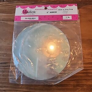Vintage Mangelsen's Handicraft Supplies 5" Mirror 56-0355-00-0 New in Bag 1 Pc.